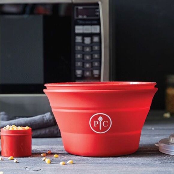 Pampered Chef Silicone Microwave Popcorn Maker Collapsible Personal/Small Size - Picture 2 of 11